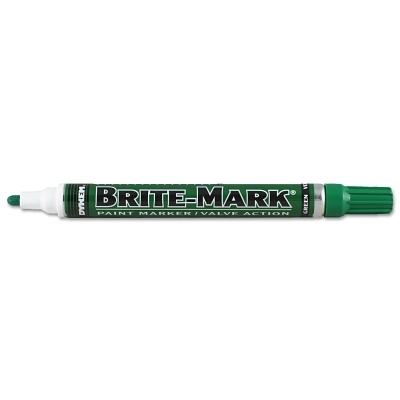 BRITE-MARK PAINT PEN MEDIUM TIP GREEN